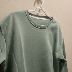 2/$15 Sage / Mint green Oversized Crewneck